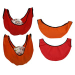 2 Pieces Bowling Ball Bag Cleaner Ball Polisher and Carrier Bag for Gym Equipment Ball Polisher Red + Orange