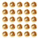 25pcs/lot Fly Tying Beads Slotted Tungsten Fly Fishing Nymph Head Ball Beads 2.0/2.5/3.0/3.5/4.0mm