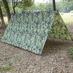 Outdoor Shelter Ultralight Tarp Camping Survival Sun Shelter Multifunctional Waterproof Beach Awning Beach Mat Rain Shelter