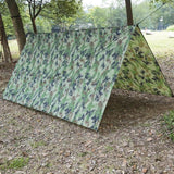 Outdoor Shelter Ultralight Tarp Camping Survival Sun Shelter Multifunctional Waterproof Beach Awning Beach Mat Rain Shelter