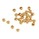 25pcs/lot Fly Tying Beads Slotted Tungsten Fly Fishing Nymph Head Ball Beads 2.0/2.5/3.0/3.5/4.0mm