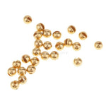 25pcs/lot Fly Tying Beads Slotted Tungsten Fly Fishing Nymph Head Ball Beads 2.0/2.5/3.0/3.5/4.0mm