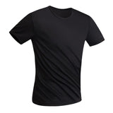 Anti-Dirty Waterproof Men T Shirt Creative Hydrophobic Stainproof Antifouling Short Sleeve T Shirt Men Quick Dry Top Breathable