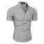 Men Slim Fit Shirt Short Sleeve Stylish Formal Tops Men Casual Short Sleeve Shirts Buttons Top Clothing Solid Plus Size W3