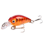 45mm 4.1g Crankbait Fishing Lure Artificial Hard CrankBait Bass Fishing wobbler Japan Topwater Minnow Fish Lures