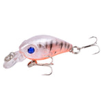 45mm 4.1g Crankbait Fishing Lure Artificial Hard CrankBait Bass Fishing wobbler Japan Topwater Minnow Fish Lures