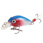 45mm 4.1g Crankbait Fishing Lure Artificial Hard CrankBait Bass Fishing wobbler Japan Topwater Minnow Fish Lures