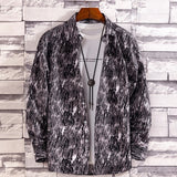2020 New Arrival Men Shirt 100% Polyester Long Sleeve Causal Fashion Twill Floral Printed Male Shirt Spring Shirts Brand DS374