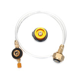 Outdoor Gas Stove Camping Stove Propane Refill Adapter Burner LPG Flat Cylinder Tank Coupler Bottle Adapter Save