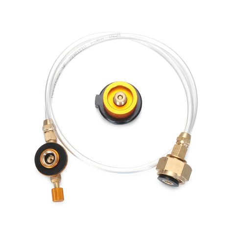 Outdoor Gas Stove Camping Stove Propane Refill Adapter Burner LPG Flat Cylinder Tank Coupler Bottle Adapter Save