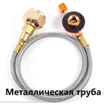 Outdoor Camping Gas Stove Propane Refill Adapter Tank Coupler Adaptor Gas Charging Accessories