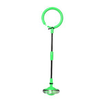 LED Toy Flashing Jumping Ring Colorful Ankle Skip Circle Foldable Swing Ball for Children &T8