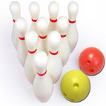 Bowling Balls Set Gift Sports Toy Kindergarten Fun Game Non Toxic Smooth Edge Plastic For Kids Toddlers Children Educational