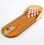 Shindel Mini Bowling, Wooden Desktop Tabletop Bowling Indoor Bowling Toy Classic Desk Ball Board Toy