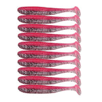 10pcs/Lot Silicone Soft Lures Fishing Bait 1.2g 2g Sea Fishing Bass Pike Swimbait Wobblers Artificial Tackle