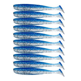 10pcs/Lot Silicone Soft Lures Fishing Bait 1.2g 2g Sea Fishing Bass Pike Swimbait Wobblers Artificial Tackle
