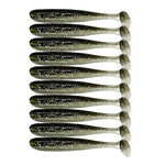 10pcs/Lot Silicone Soft Lures Fishing Bait 1.2g 2g Sea Fishing Bass Pike Swimbait Wobblers Artificial Tackle