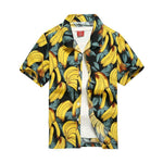 2019 New Male Hawaiian Shirts Fashion Men's Casual Button Hawaii Print Beach Short Sleeve Quick Dry Top Blouse M-5XL