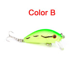 Minnow Fishing Lures 5cm 4.2g 3D Eyes Plastic Hard Bait Crankbait Wobblers With 10# Hooks Artificial Japan Swimbait Peche Tackle