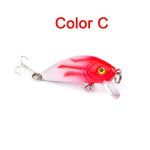 Minnow Fishing Lures 5cm 4.2g 3D Eyes Plastic Hard Bait Crankbait Wobblers With 10# Hooks Artificial Japan Swimbait Peche Tackle