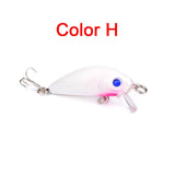 Minnow Fishing Lures 5cm 4.2g 3D Eyes Plastic Hard Bait Crankbait Wobblers With 10# Hooks Artificial Japan Swimbait Peche Tackle