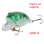 Minnow Fishing Lures 5cm 4.2g 3D Eyes Plastic Hard Bait Crankbait Wobblers With 10# Hooks Artificial Japan Swimbait Peche Tackle