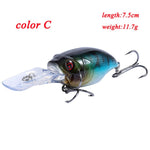Minnow Fishing Lures 5cm 4.2g 3D Eyes Plastic Hard Bait Crankbait Wobblers With 10# Hooks Artificial Japan Swimbait Peche Tackle