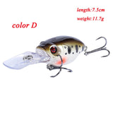 Minnow Fishing Lures 5cm 4.2g 3D Eyes Plastic Hard Bait Crankbait Wobblers With 10# Hooks Artificial Japan Swimbait Peche Tackle
