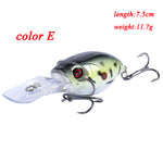 Minnow Fishing Lures 5cm 4.2g 3D Eyes Plastic Hard Bait Crankbait Wobblers With 10# Hooks Artificial Japan Swimbait Peche Tackle