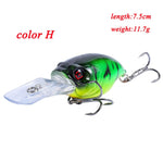 Minnow Fishing Lures 5cm 4.2g 3D Eyes Plastic Hard Bait Crankbait Wobblers With 10# Hooks Artificial Japan Swimbait Peche Tackle