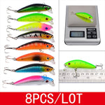 Kit Set Of Wobblers Carp Minnow Hard/Artificial/Fake Bait For Fishing Tackle/Lure Mixed Swimbait Crankbaits Trolling Pike 56pcs