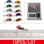 Kit Set Of Wobblers Carp Minnow Hard/Artificial/Fake Bait For Fishing Tackle/Lure Mixed Swimbait Crankbaits Trolling Pike 56pcs