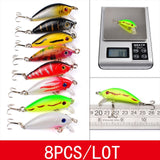 Kit Set Of Wobblers Carp Minnow Hard/Artificial/Fake Bait For Fishing Tackle/Lure Mixed Swimbait Crankbaits Trolling Pike 56pcs