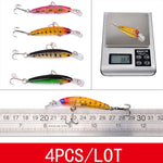 Kit Set Of Wobblers Carp Minnow Hard/Artificial/Fake Bait For Fishing Tackle/Lure Mixed Swimbait Crankbaits Trolling Pike 56pcs