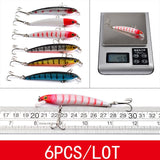 Kit Set Of Wobblers Carp Minnow Hard/Artificial/Fake Bait For Fishing Tackle/Lure Mixed Swimbait Crankbaits Trolling Pike 56pcs