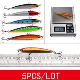 Kit Set Of Wobblers Carp Minnow Hard/Artificial/Fake Bait For Fishing Tackle/Lure Mixed Swimbait Crankbaits Trolling Pike 56pcs