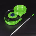 Outdoor Magnetic Mini Pull Bait Tray Plastic Bait Plate Fishing Accessories Fishing Magnetic Fishing Tray Practical Convenient
