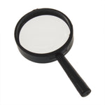 1pc high quality black Reading 5X Magnifier Hand Held Magnifying acrylic 25mm new arrival free shipping