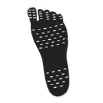 HOT Beach Barefoot Invisible Shoes Insole Heat Insulation Waterproof Non-slip Stick On Adhesive Foot Protection Pad Stickers