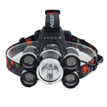 Newly 80000LM 5 LED XML-T6 Rechargeable USB Headlamp Head Light BN99
