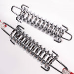 5pcs Stainless Steel Awning Rope Tensioner, Camping Tent Spring Buckle for Tarp, Tent, Wire Rack
