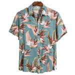 Beach New Shirt 2020 hawaiian shirt Men's Summer Holiday Fashion Print Short Sleeve Button Hawaiian Shirt Men's beach shirt