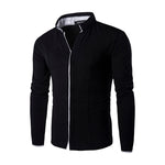 Brand 2017 Fashion Male Shirt Long-Sleeves Tops Knitted Men'S Casual Mens Dress Shirts Slim Men Shirt XG01C122