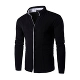Brand 2017 Fashion Male Shirt Long-Sleeves Tops Knitted Men'S Casual Mens Dress Shirts Slim Men Shirt XG01C122