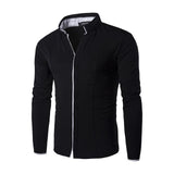 Brand 2017 Fashion Male Shirt Long-Sleeves Tops Knitted Men'S Casual Mens Dress Shirts Slim Men Shirt XG01C122