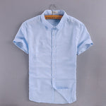 2017 New brand white shirt men summer short sleeve casual men shirt fashion cotton shirts mens business camisa masculina 4XL