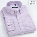 2017 New Arrival Men's Long Sleeve Plaid\Stirped Shirt Mens Dress Shirts Brand Casual Fashion Business Style Shirts 100% Cotton