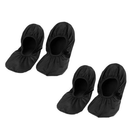 2 Pair Black (XL) Bowling Shoe Covers for Household Room Realtors